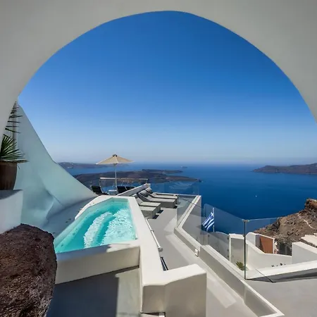 Orana - Luxury 3 Bedroom - Heated Plunge Pool And Indoor Hot Tub Villa Imerovígli